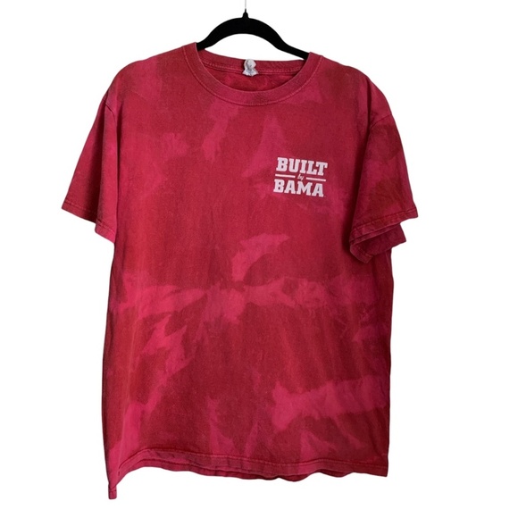 University of Alabama Tee Men's Large Acid Wash Built by Bama Roll Tide - Picture 3 of 4